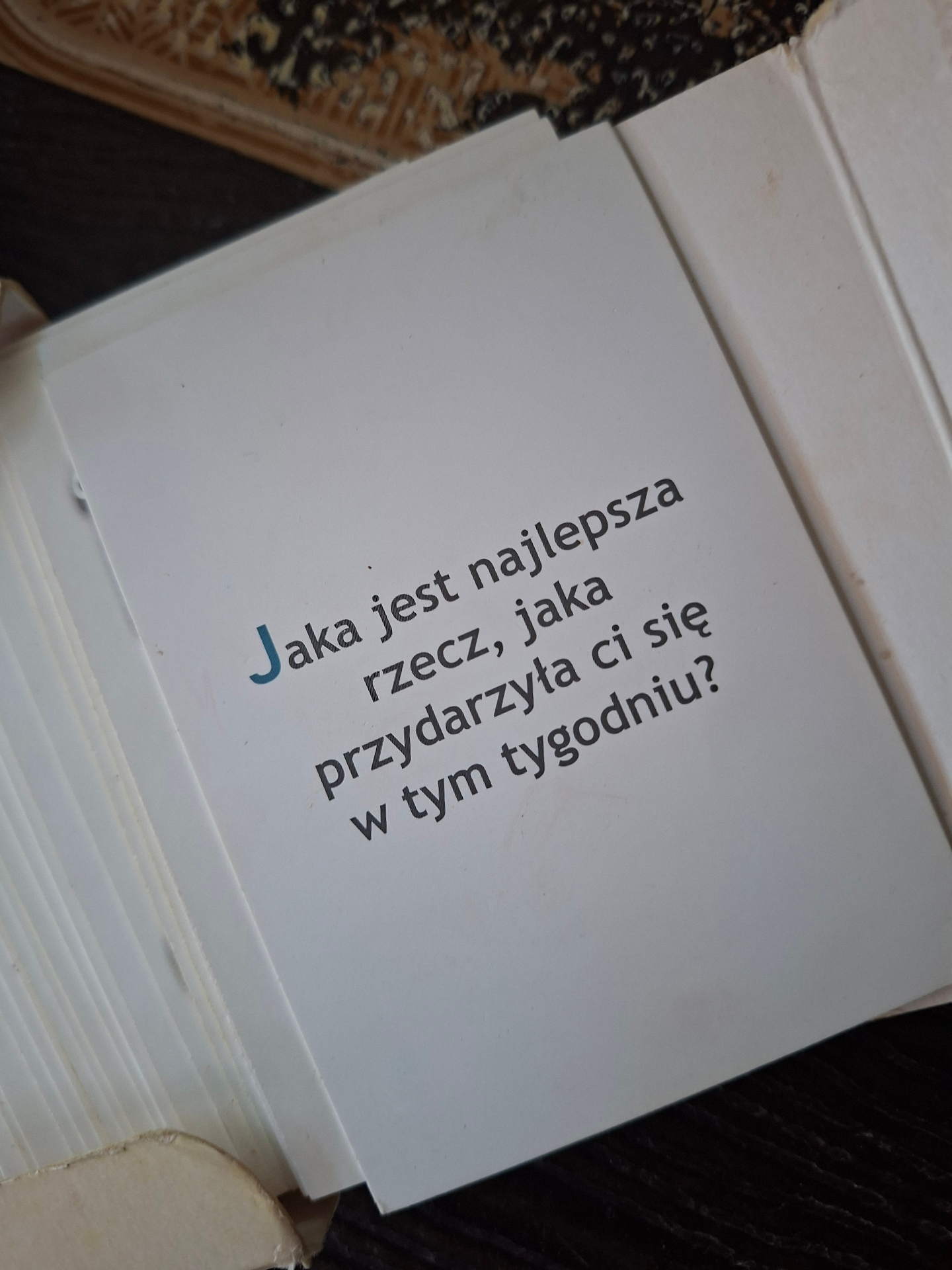 Cytat z książki używanej podczas sesji